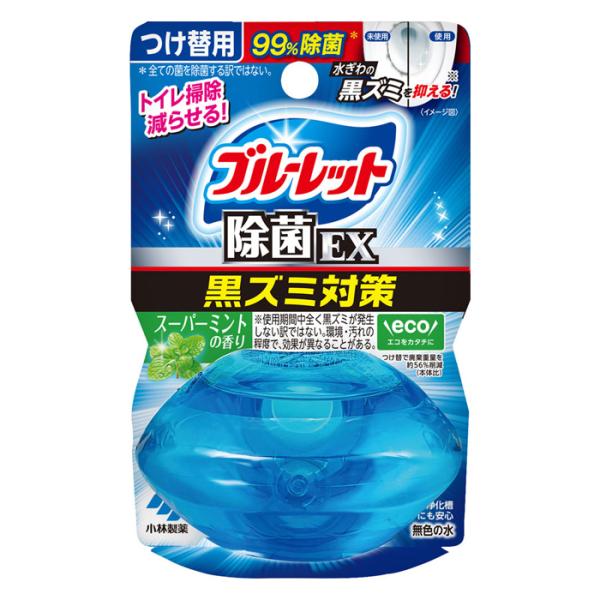 ●液体ブルーレットおくだけ除菌EX ※EXは商品名であり、除菌レベルを表現しておりません。●汚れの付着を抑え、便器のきれいを保ちます。※使用環境・汚れの程度により、効果や持ち期間が異なることがある。水の流れない部分の汚れは防げない。●除菌率...