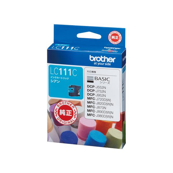 ブラザ−] インクカートリッジ シアン LC111C : ケンコー