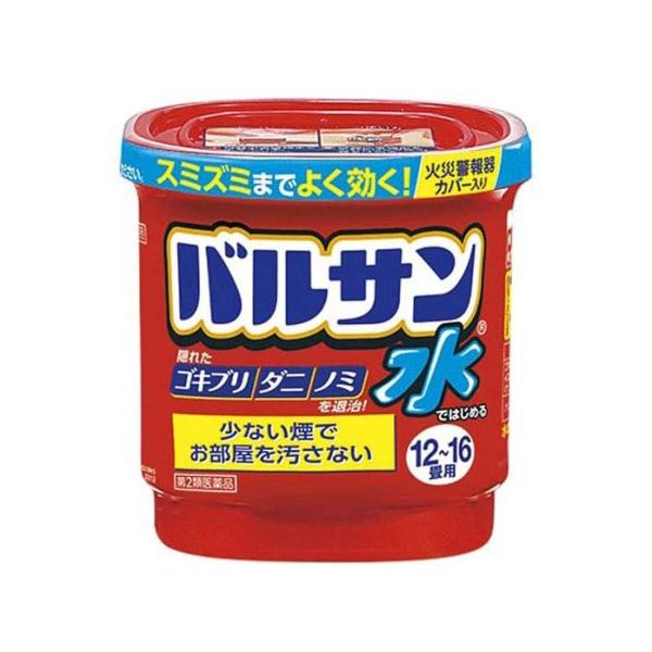 ●くん煙殺虫剤●水につけるだけの簡単始動●少ない煙でスミズミまでよく効く●販売名：水ではじめるバルサン●初回購入の場合や不明点がある場合は購入前に薬剤師に相談してください。