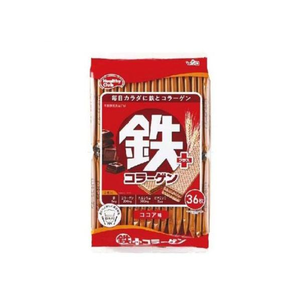 ●栄養機能＆健康サポートウエハースです。●美容や健康が気になる方に。サクッとおいしく不足しがちな栄養素を毎日手軽に補給できます。 ●2枚当たり鉄5.0mg＆カルシウム300mg配合●2枚当たりコラーゲン200mg配合