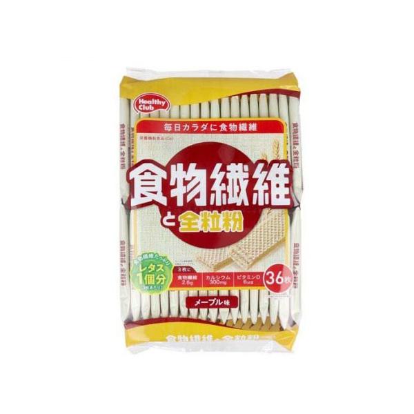 ●毎日カラダに食物繊維。●食物繊維と全粒粉ウエハースは、3枚にレタス約1個分の食物繊維、300mgのカルシウムを含みます。●さらにビタミンDも配合しています。食物繊維やカルシウムの不足しがちな方に、毎日手軽においしくお召し上がりいただけるメ...