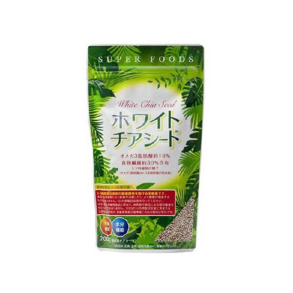 ●「サンヘルス ホワイトチアシード」は、n-3系脂肪酸の栄養機能食品です。●食事のときに、水分補給に、楽しくカンタンにスーパーフードを食べましょう。●オメガ3脂肪酸約18％、食物繊維約30％含有●n-3系脂肪酸は皮膚の健康維持を助ける栄養素...