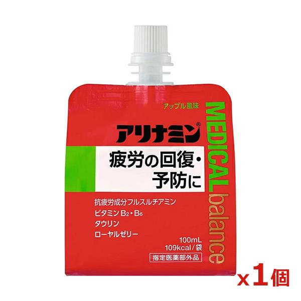 ●疲労の回復・予防の効能を持ったアリナミンのパウチドリンクです。●抗疲労成分フルスルチアミン、ビタミンB2・B6、タウリン、ローヤルゼリーを配合。●アップル風味。●一袋あたり109kcalです。