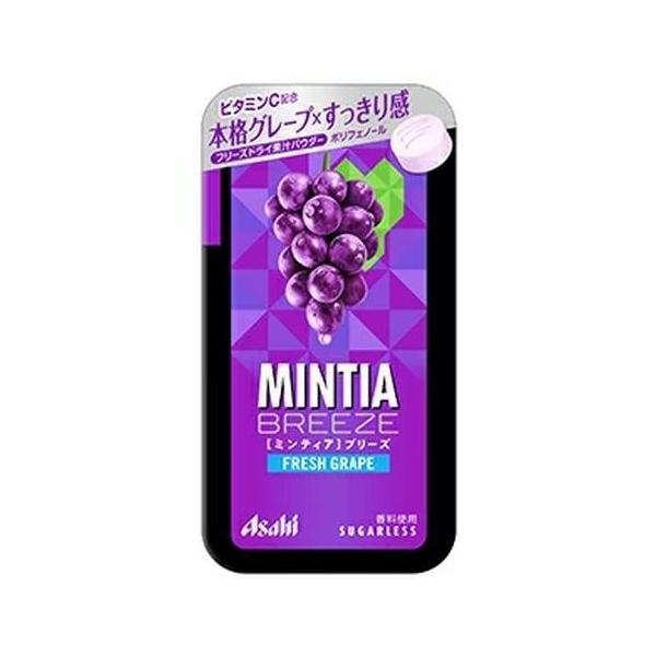 ●【ゆうパケット配送対象】アサヒグループ食品ミンティアブリーズフレッシュグレープ30粒(ポスト投函追跡ありメール便)の商品詳細●心地よい清涼感と共にグレープのフレッシュですっきりとした味わいが楽しめるタブレット。●大粒タイプ(1粒約0.75...