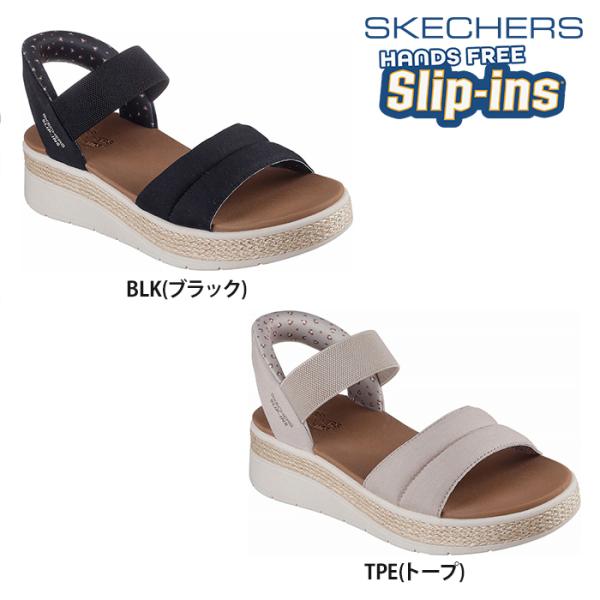 SKECHERS BOBS スリップインズサンダル SKECHERS スケッチャーズ レディース サンダル スリップインズ