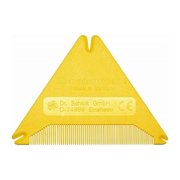 ●ダニやノミを取り除くにはティックカードコームを使用することが最も安全で簡単です。