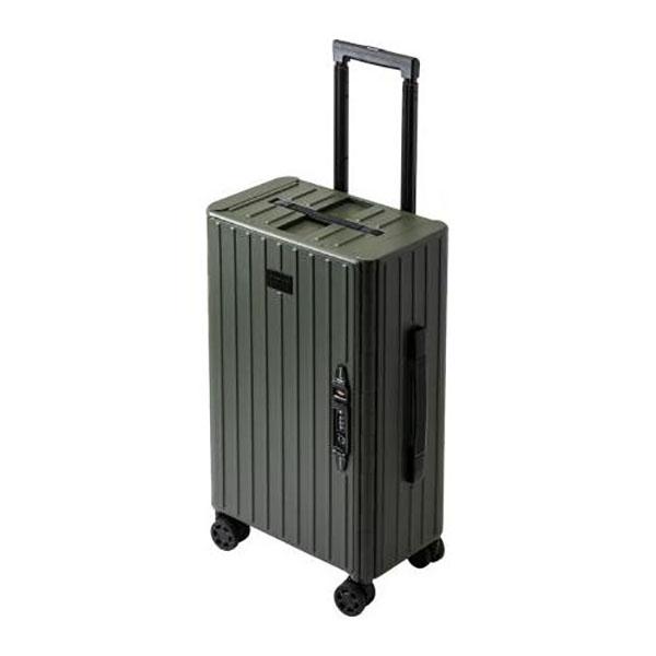 &.FLAT(アンドフラット) キャリーバッグ 35L 世界最薄 軽量 折りたたみ TSAロック 静音キャスター マットカラー FL14400002/KH(カーキー) &.FLAT(アンドフラット) キャリーバッグ 35L 世界最薄 軽量 折りたたみ