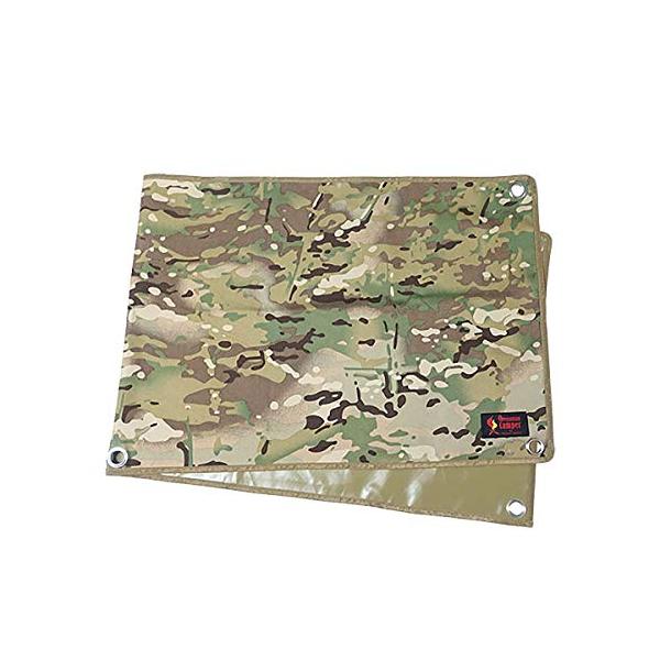 裏面に防水加工(PVCコーティング)が施された、新発想の横長グランドシートです。角に施されたハトメにペグ(杭)を打ち、風によるめくれ上がりを防ぐことができます。テントの入り口やテーブル周りの荷物置きとして配すると便利。キッチン棚の下に敷けば...