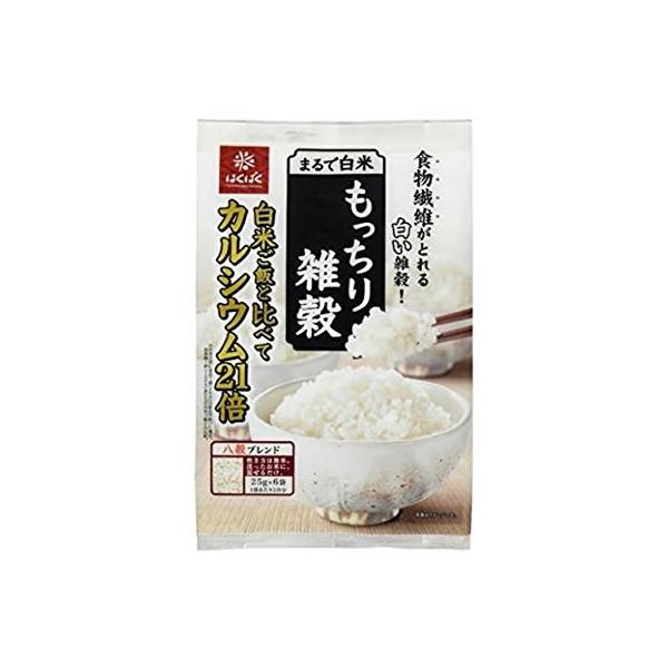 はくばく まるで白米 もっちり雑穀 25g×6袋