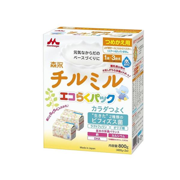 森永チルミルエコらくパックセット - 授乳/お食事用品