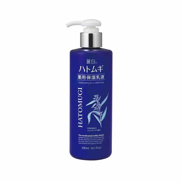 熊野油脂 [熊野油脂]麗白 ハトムギ 薬用 保湿乳液 300ml (無香料