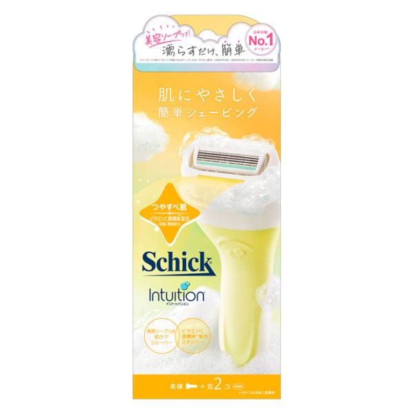 schick（シック） イントゥイション つや肌 ホルダー(本体+刃2個入り