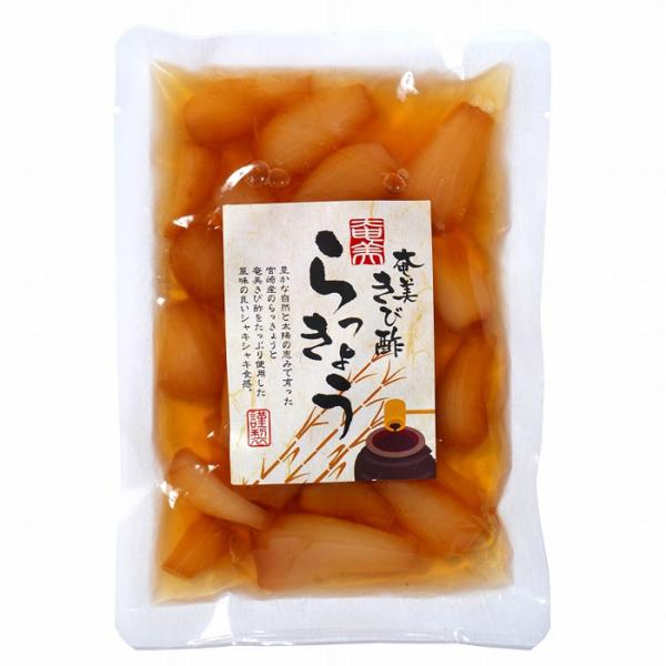 ●宮崎県産のらっきょうを、奄美のさとうきび酢と粗糖で漬け込みました。●宮崎県産のらっきょうは、粒も大きめで、シャキシャキとした食感が特長です。●カレーのお供に、またそのままお漬物として食卓の一品でお使いください。●その他、らっきょうを刻んで...