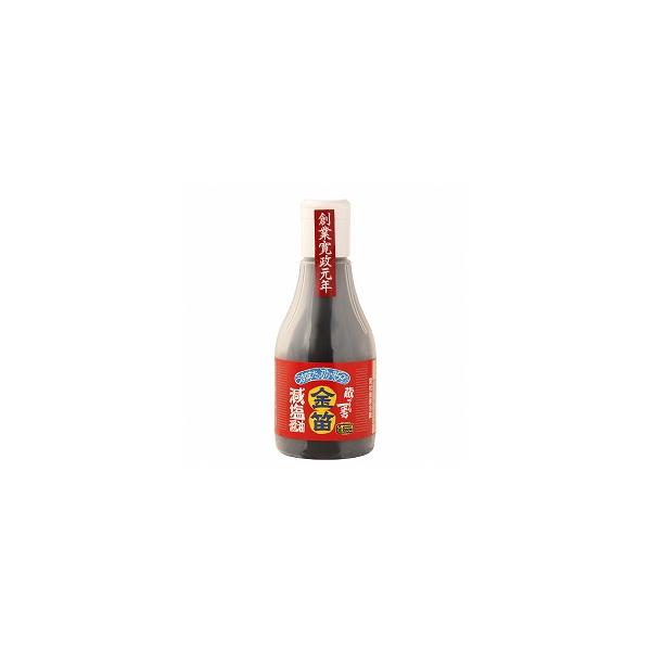 笛木醤油 金笛減塩醤油ボトル 200ml