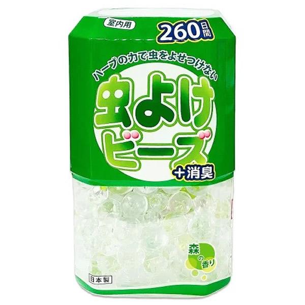 ●ハーブ（レモンユーカリ）由来の虫よけ成分でイヤな虫をよせつけない。●ほのかな香り+植物生まれの消臭成分配合で快適な空間に。●安定した容器で倒れにくい。●殺虫剤不使用。●効果は約260日間持続します。(使用環境により異なります。)