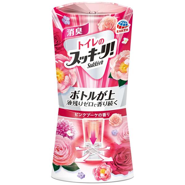 ●スッキーリ!独自の消臭芳香システム「ボトルが上」で上から下に液が落ちるから、(1)最後の一滴まで香りがしっかり続く(2)振らなくても液残りゼロで使い切れる(3)香りの質が安定、いつでも新鮮な香り●3種の消臭剤がトイレのイヤなニオイをしっか...