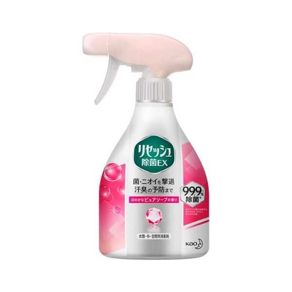 他サイト： 花王 リセッシュ 除菌EX 消臭芳香剤 液体 ピュアソープの香り 本体 370mlの商品画像