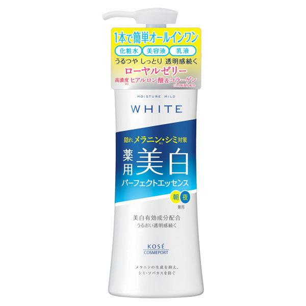 [KOSE]モイスチュアマイルド ホワイト 薬用美白パーフェクトエッセンス 230ml [医薬部外品](スキンケア 化粧水 美容液 乳液 オールインワン)