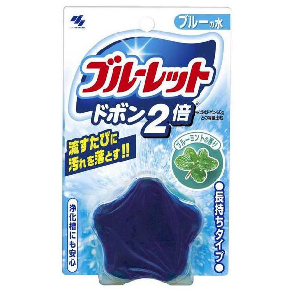 [小林製薬]ブルーレット ドボン2倍 ブルーミントの香り 120g (トイレタンク 洗浄剤 防汚 トイレ用)