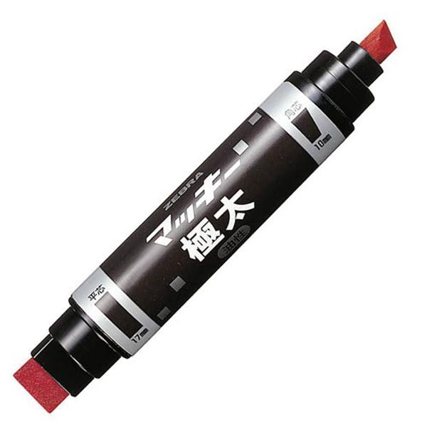 ZEBRA（ゼブラ） 【ゆうパケット配送対象】[ゼブラ]マッキー極太 赤