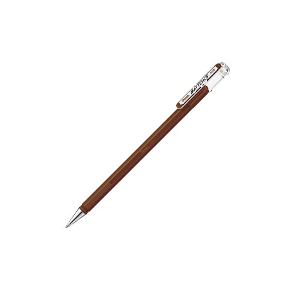 [ぺんてる]マットホップ ブラウンボール径 1.0mm(ゲルインクボールペン) K110-VE