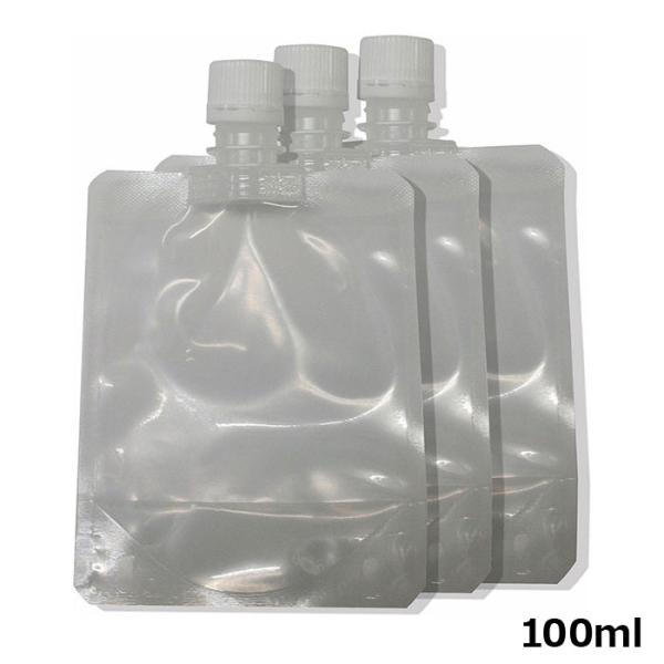 他サイト： LINDEN リンデン パウチ容器(3個セット) 100ml 袋 小分け パック 詰め替え 液体 LD12200000の商品画像