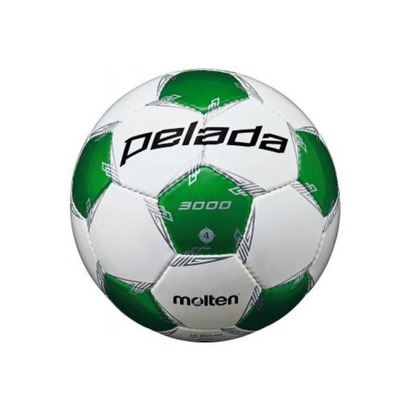 モルテン（Molten） サッカーボール4号球 ペレーダ3000 ホワイト×メタリックグリーン
