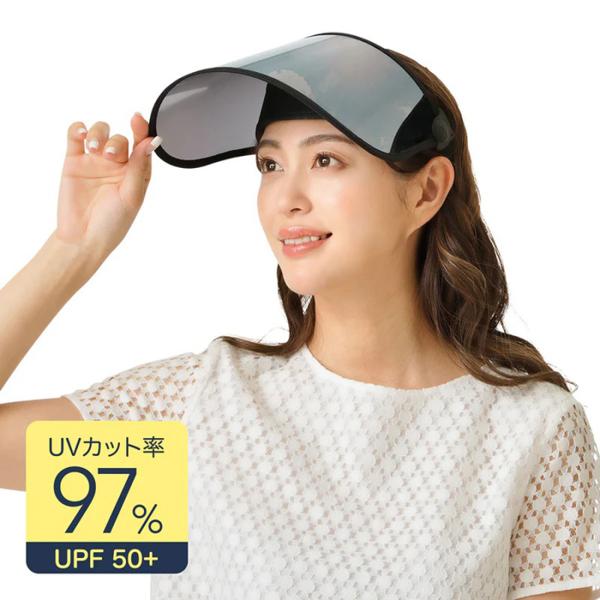 顔すっぽり UVカットサンバイザー