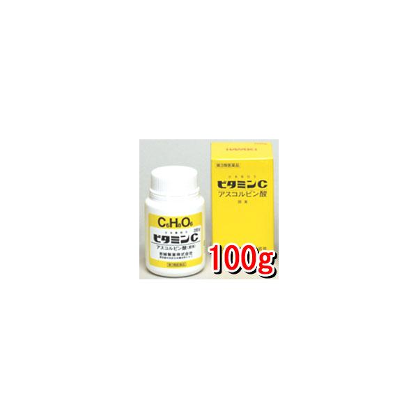岩城製薬 ビタミンC イワキ 原末 100g (第3類医薬品)