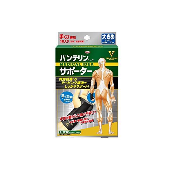 バンテリンコーワ バンテリンコーワサポーター 手くび専用 ブラック