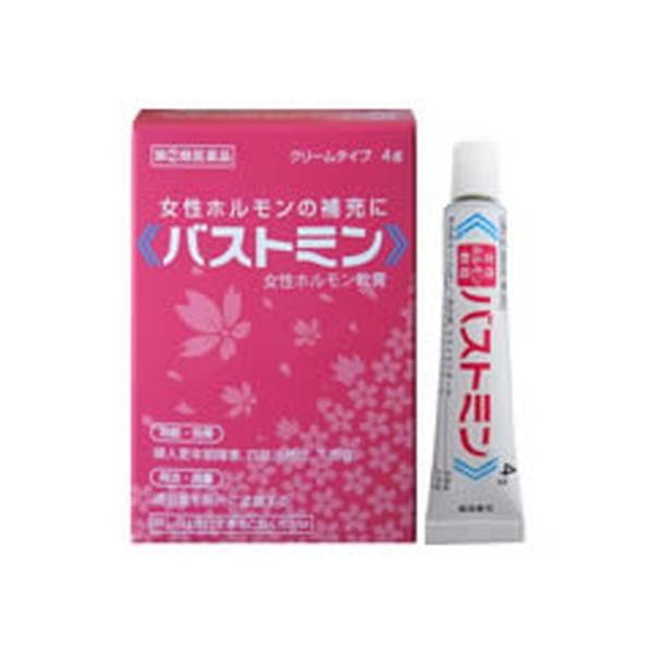 女性ホルモン軟膏 バストミン 4g クリームタイプ 大東製薬工業 第 2 類医薬品 ゆうパケット配送対象 ケンコーエクスプレス 通販 Paypayモール