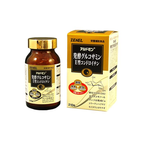 軟骨を形成している主な成分に、グルコサミンやコンドロイチンが挙げられます。『アルドミン発酵グルコサミン＆Ｅ型コンドロイチン』は、これらの成分に加えて、活動的な生活に役立つ成分を配合した栄養補助食品です。成分の配合量や吸収を考え、イカ軟骨由来...
