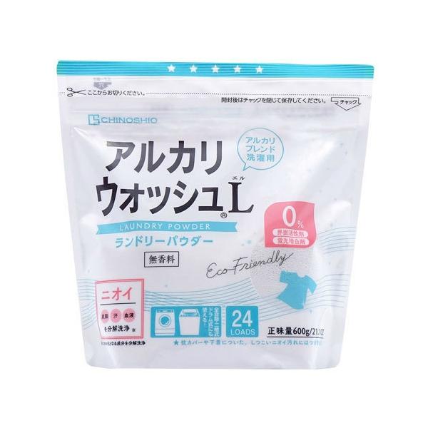 他サイト： (あわせ買い2999円以上で送料無料)地の塩社 アルカリウォッシュ L ランドリーパウダー 無香料 600G 洗濯用洗剤の商品画像