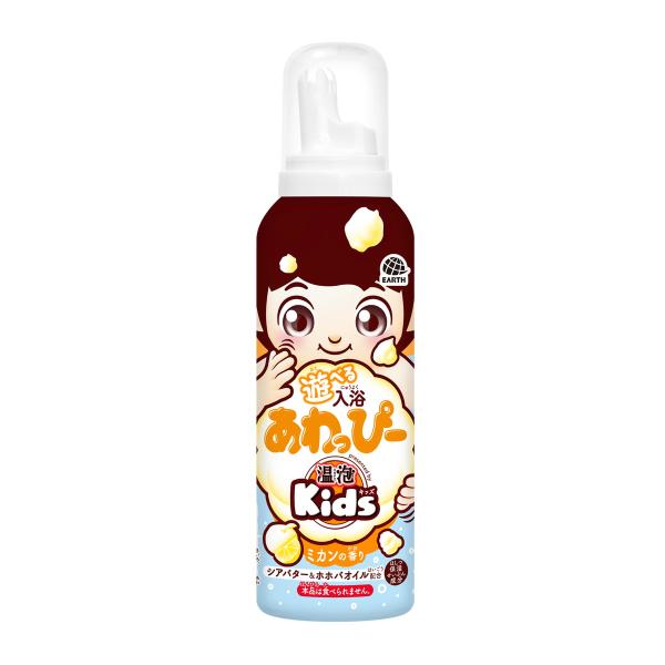 他サイト： (あわせ買い2999円以上で送料無料)アース製薬 遊べる入浴 あわっぴー ミカンの香り 160mlの商品画像