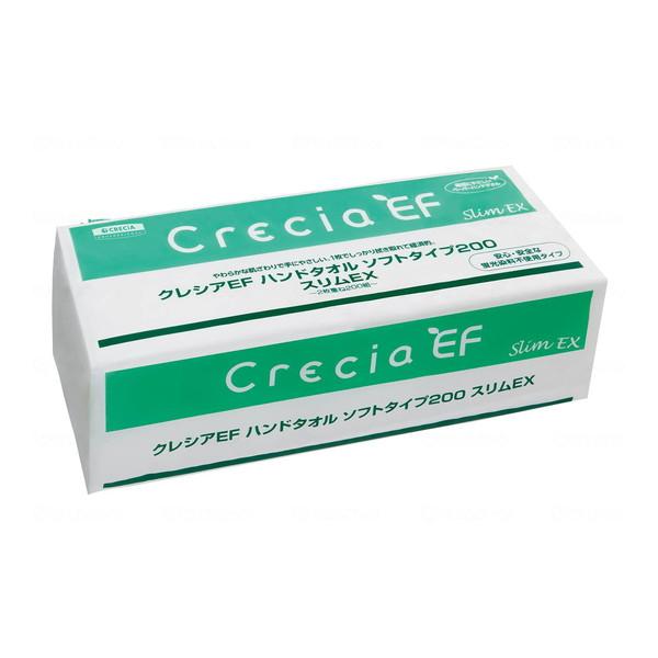 日本製紙クレシア クレシアEF ハンドタオル ソフトタイプ200 スリムEX ペーパータオル 2枚重ね 200組4901750370305ソフトタイプで吸収性の高い２枚重ねシート紙製品:ティッシュペーパー広告文責：アットライフ株式会社TEL...