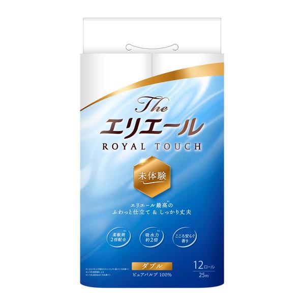 他サイト： (あわせ買い2999円以上で送料無料)大王製紙 Theエリエール トイレットティシュー ダブル 12ロール入の商品画像