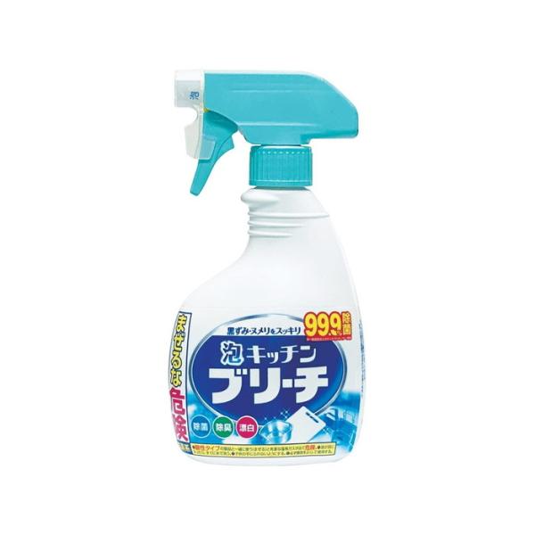 他サイト： (あわせ買い2999円以上で送料無料)ミツエイ 泡キッチン ブリーチ 本体 400mL キッチン用漂白剤の商品画像