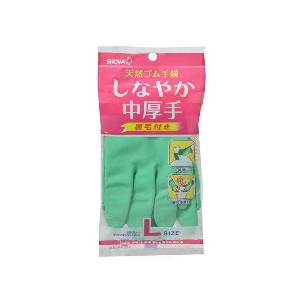 あわせ買い2999円以上で送料無料】しなやか中厚手 天然ゴム 裏毛付き L グリーン :101-73208:ケンコーライフ ヤフー店 - 通販 -  Yahoo!ショッピング