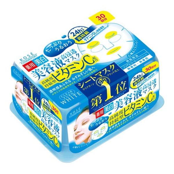 KOSE クリアターン 美容液マスク まとめ売り CLEAR TURN (送料無料・まとめ買い4個セット)コーセー クリアターン