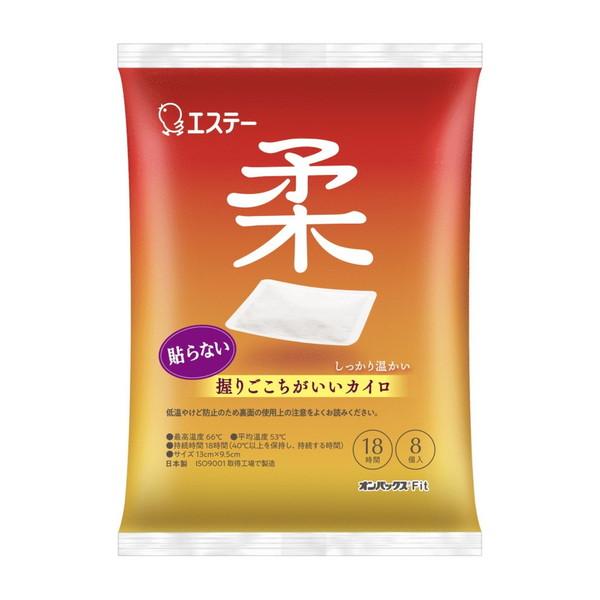 ほんわカイロ♡丹波篠山こしひかり　ちょっとスリムなアイピロー　ハルジオン オンパックス (送料無料・まとめ買い×8個セット)エステー Fit8P 貼ら