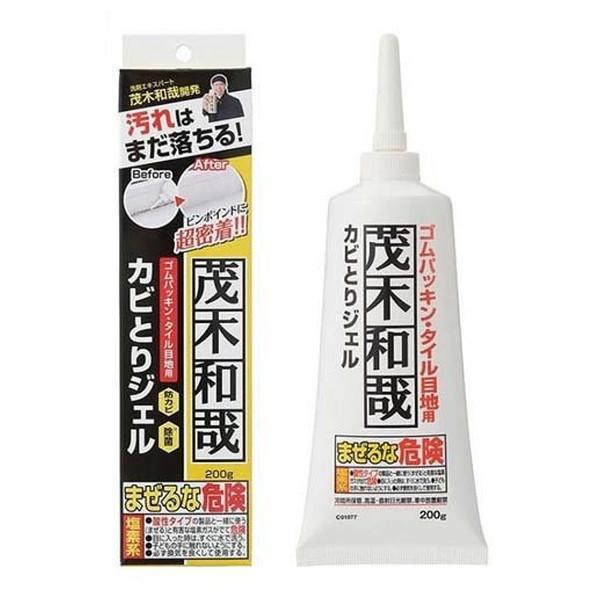 他サイト： (あわせ買い2999円以上で送料無料)レック LEC 茂木和哉 カビとりジェル 200g ゴムパッキン・タイル目地用 垂れにくい超密着ジェルの商品画像