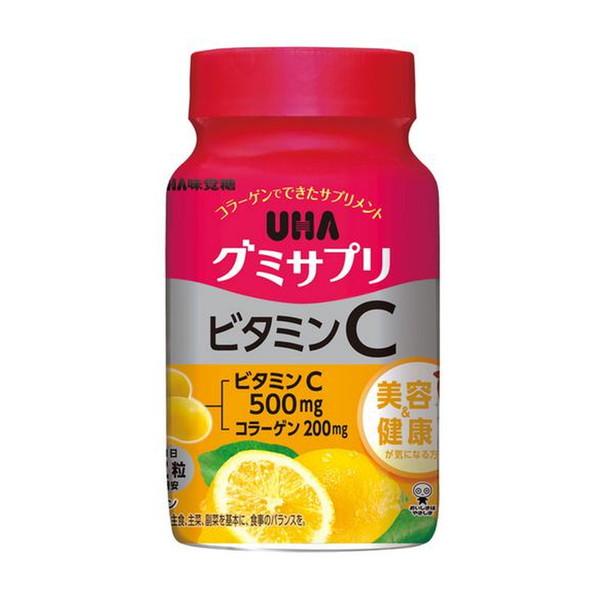 UHA味覚糖 グミサプリ ビタミンC 30日分 60粒 ボトル レモン味4902750651685美容&amp;健康が気になる方に サプリ コラーゲン広告文責：アットライフ株式会社TEL 050-3196-1510※商品パッケージは変更の場...