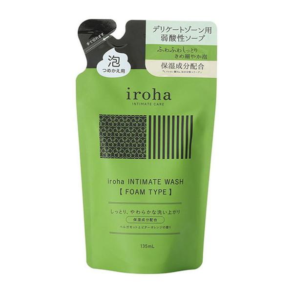 (送料無料・まとめ買い×8個セット)TENGA iroha イロハ インティメートウォッシュ フォーム 詰替 135ml ボディケア