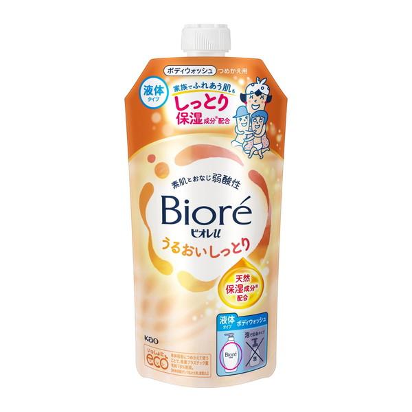 花王 ビオレu うるおいしっとり つめかえ用 320mL ボディウォッシュ 液体タイプ ×8個
