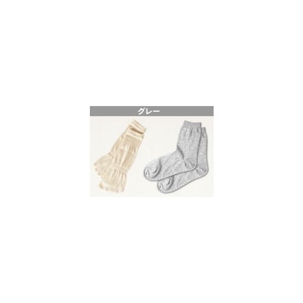 山忠 冷えとりお試しセット入門編 カラータイプ 女性用22cm〜24cm