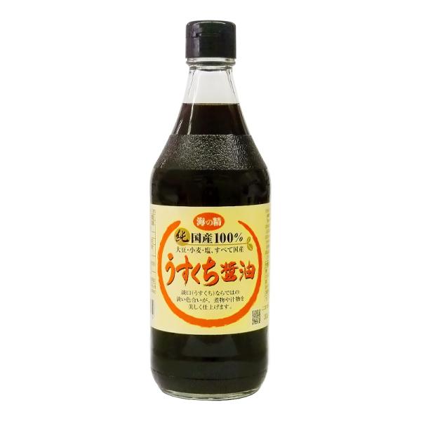 海の精 うすくち醤油 500mL