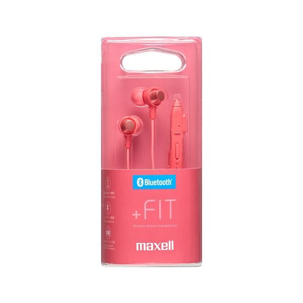 取寄 maxell マクセル   Bluetooth対応ワイヤレスカナル型ヘッドホン   MXH-BTC110PK　ピンク