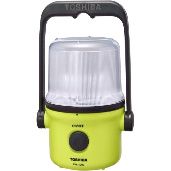[★数量限定アウトレット品]即配 (KT) 東芝 TOSHIBA LEDランタン LKL-1000(G)N グリーン 乾電池式(単1形4本) IPX1 キャンプ アウトドア 防災 懐中電灯 ライト