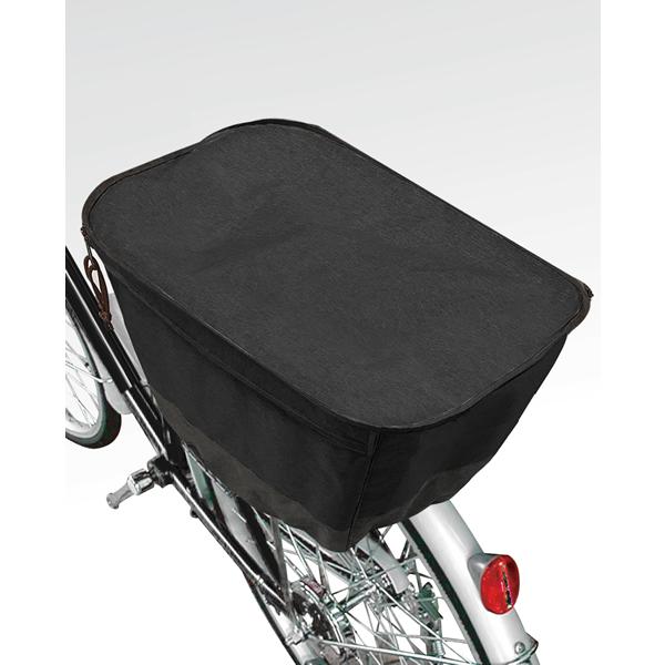 即配 ２段式後カゴカバー 大型 BK ブラック TOP トップ