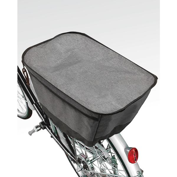 即配 ２段式後カゴカバー 大型  GR グレー TOP トップ